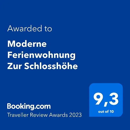 Apartment Moderne Zur Schlosshoehe *